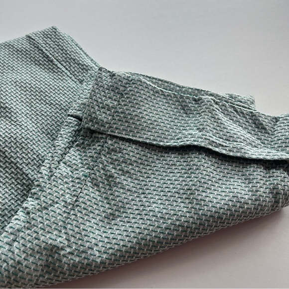 Love Moschino • Mint Green Textured Trouser Pants - Picture 2 of 6